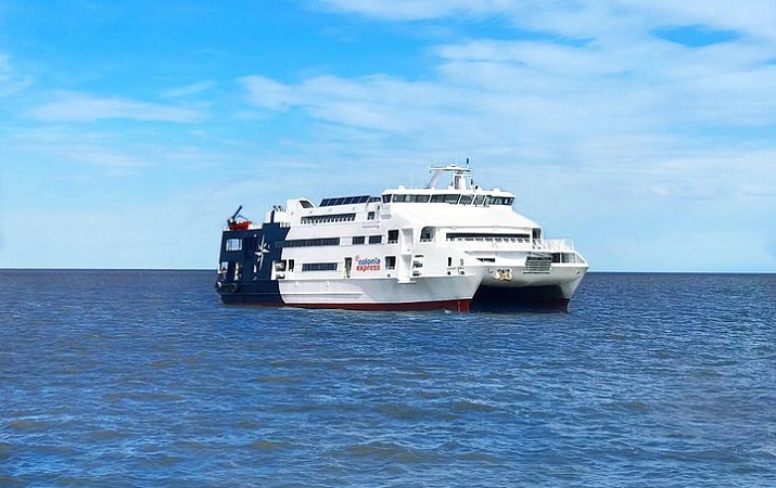 Ingresso do ferry entre Buenos Aires e Colonia del Sacramento